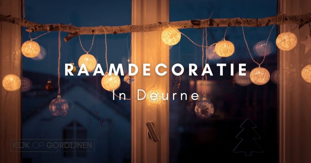 Raamdecoratie in Deurne afbeelding