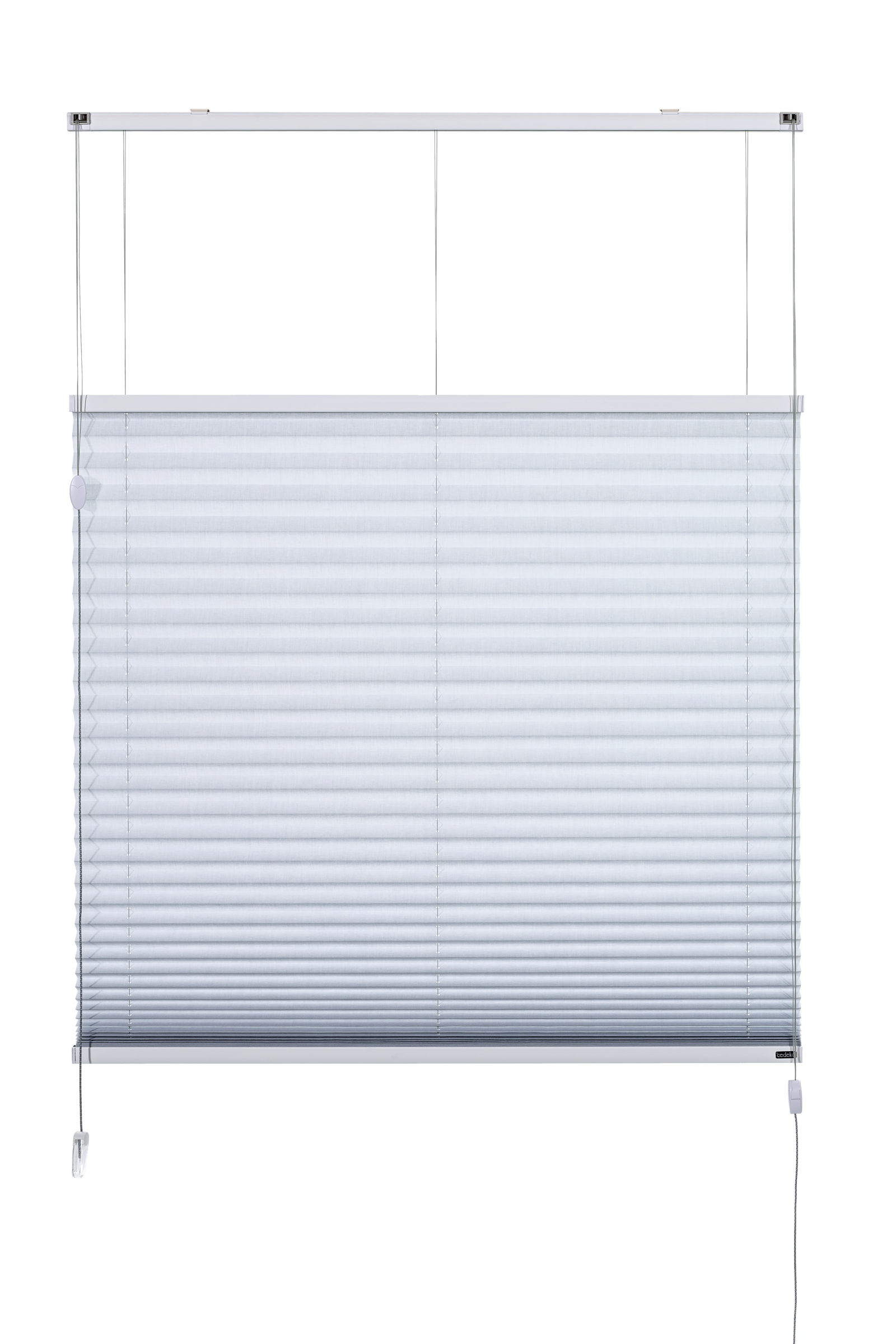 Plisségordijn Basic VS TL (b x h: 75 x 220 cm, Wit) | BAUHAUS