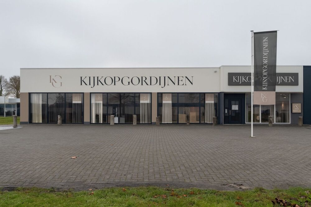 Buitenkant KijkopGordijnen Coevorden